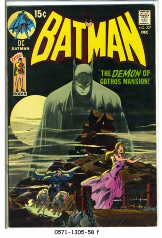 Batman #227 © December 1970, DC Comics